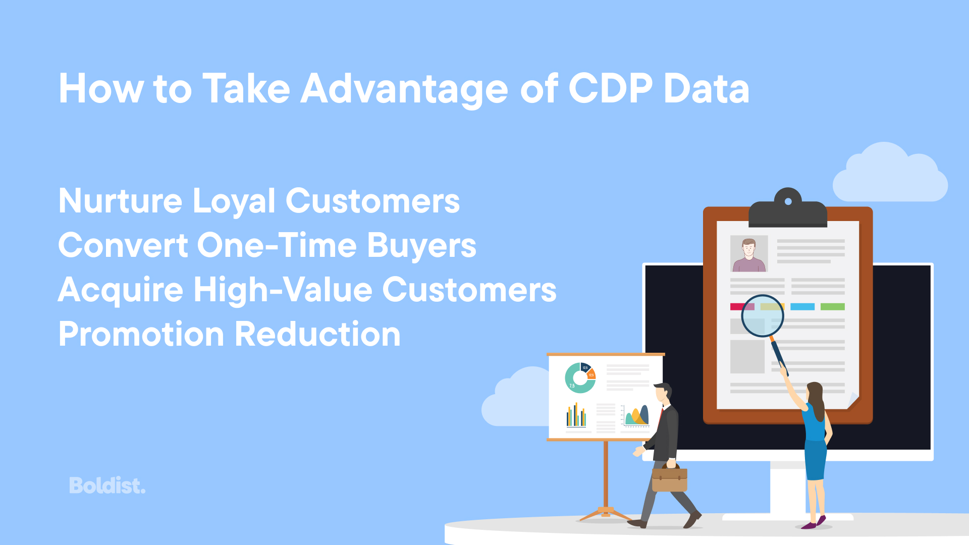 List of the 4 ways to use CDP data said above